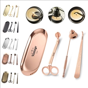 4-in-1 Set of Stainless Steel Candle Tools